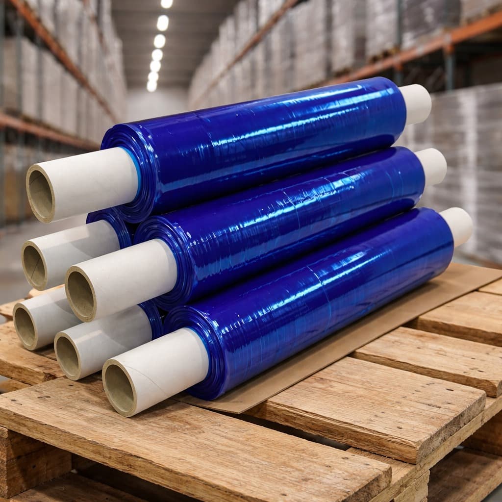Blue Metallic Tinted Wrap 400mm